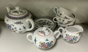 Bombay co. Hong Kong Painted Tea Set