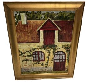 Ginny Futvoye Large Painting of Cottage 48