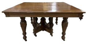 Victorian Style Large Dining Table