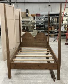 Shaker Style Pine Poster Bed