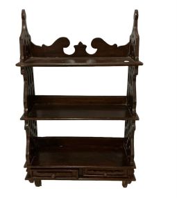 Chinese Chippendale Trinket Wall Shelf 36