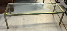Glass Top Rectangle Coffee Table 15