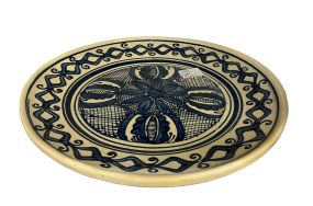 Handmade, Hand Painted Plate, Signed 10