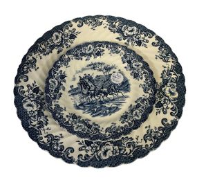2pc Johnson Bros Hunting Country Ironstone Plates 10