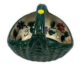 Gail Pittman Ceramic Carrying Basket