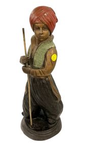 Metal Bedouin Statue of Man 22