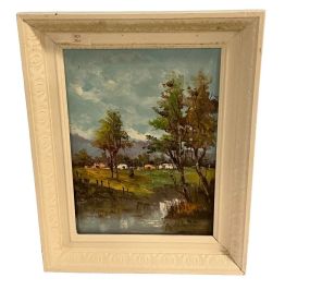 Framed Landscape Painting