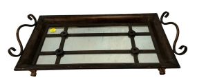 Metal & Mirror Tray 22