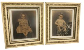 Pair of Antique Photographs of Children 31