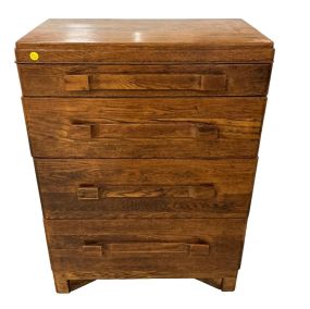 Mid Century Oak Chest of Drawers 44