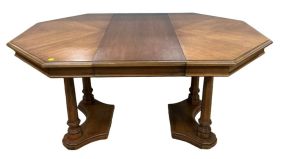 Italian Mediterranean Style Spilt Pedestal Dining Table 30