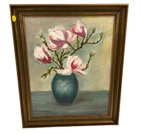 Signed B. Harman Still Life Painting 24