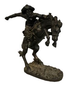 Resin Replica The Bronco Buster Frederic Remington 7