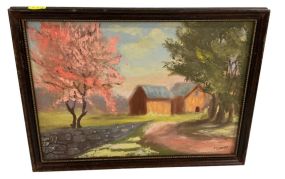 Signed R. Reynolds Folk Art Painting 12