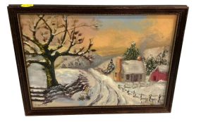 Signed R. Reynolds Folk Art Painting 12