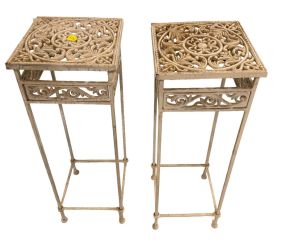 White Iron Plant Stands 28