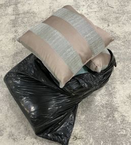 Bag of Decorative Throw Pillows