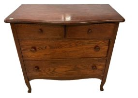 Vintage Oak Chest 33