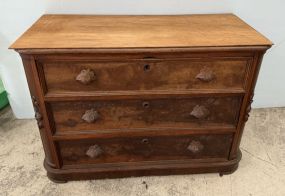 Antique Walnut Victorian Dresser, 30