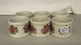 6pc Floral Napkin Holders