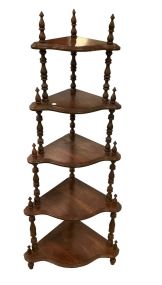 Traditional Corner Etagere 53