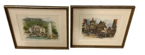 Pair of Vitschke Framed Prints 18