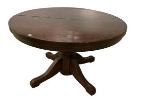 VTG Oak Round Dining Table