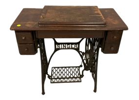 Singer Machine in Singer Cabinet