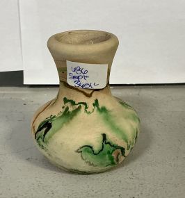 Nomadi Pottery Small Vase Signed 4