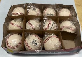 Rawlings Official Full Grain Leather White Baseballs