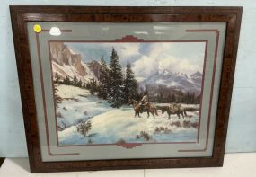 Framed Mountain Man Print by Lee Parkinson 26