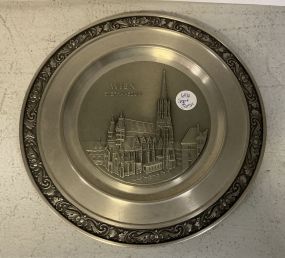 St. Stephen's Cathedral Pewter Plaque 8.5
