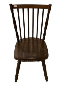 Late 20th Century Spindle Pine Side Chair