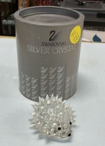 Swarovski Silver Crystal Hedgehog