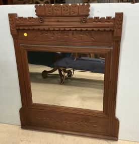 Carved Eastlake Victorian Dresser Mirror 49