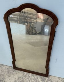 Hollywood Regency Wood Framed Mirror
