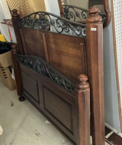 Modern Cherry Queen Size Bed