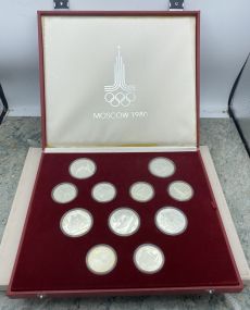 1980 Olympic Games Set of 11 Coins