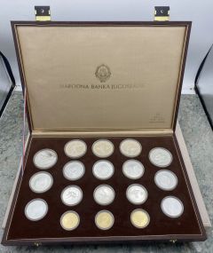 1984 Sarajevo Winter Olympics Commemorative Set of 17 Coins