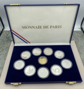 1992 Albertville Olympic Coins Set of 10 Coins