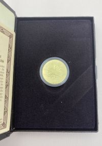 $100 Maple Branch & Olive Branch Coin