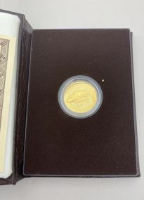 $100 Whale and Calf Coin