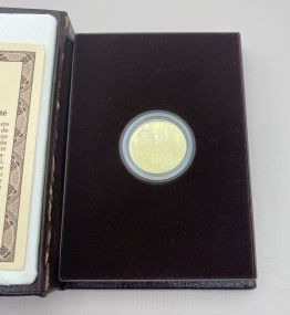 1990 $100 Gold Proof Coin Mother & Child