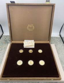 1982 Greek Olympic Coins Set Proof
