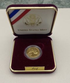 1997-W USA $5 Franklin Delano Roosevelt Coin