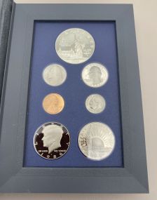 1986 Prestige Proof Coins Set Statue of Liberty