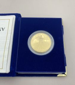 1988 1 oz. Gold Proof  Coin - West Point Mint