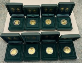 Sydney 2000 Olympic Coin Collection Gold Proof (8 coins)
