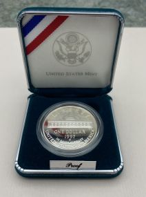 1997 Botanic Garden Silver Dollar