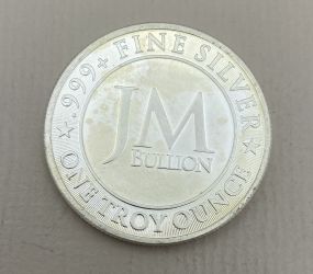 JM Bullion .999 1oz Silver Coin